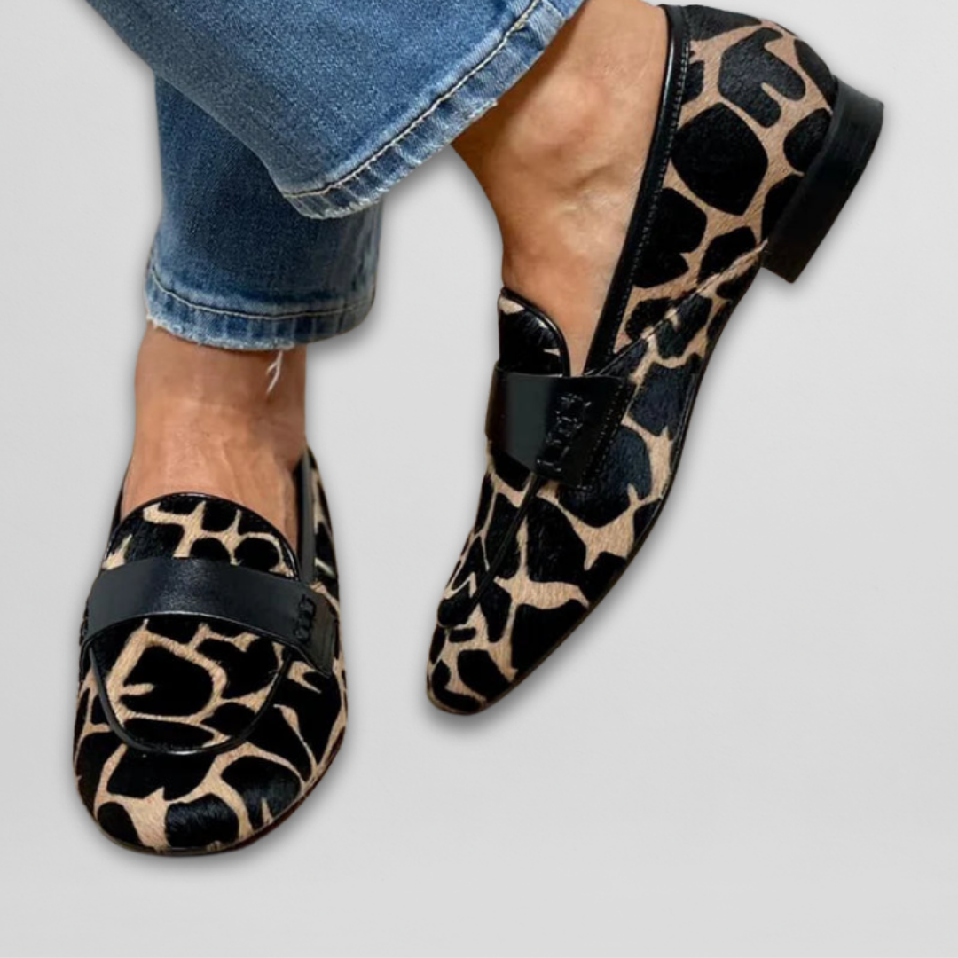 Sienna | Animal-Print Comfort Loafers