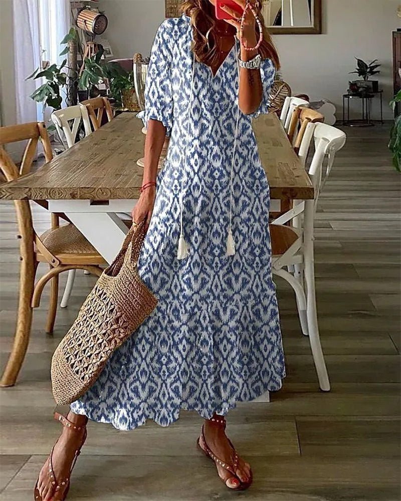 Luna | Fluid and Flattering Bohemian Dress