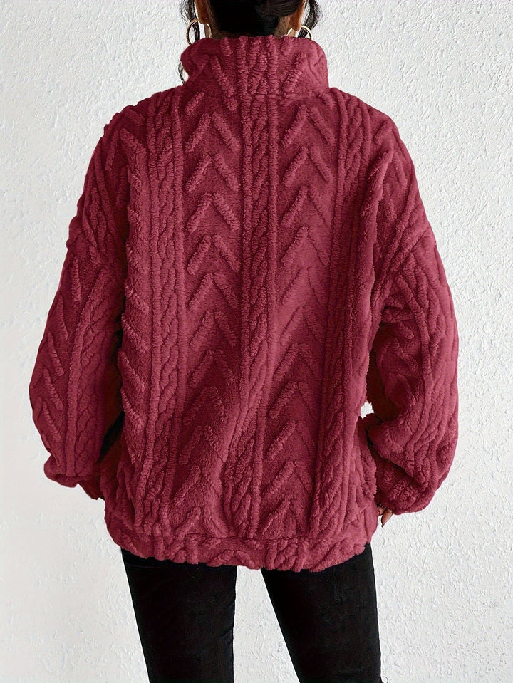 Zoe | Quarter-Zip Sweater