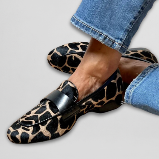 Sienna | Animal-Print Comfort Loafers