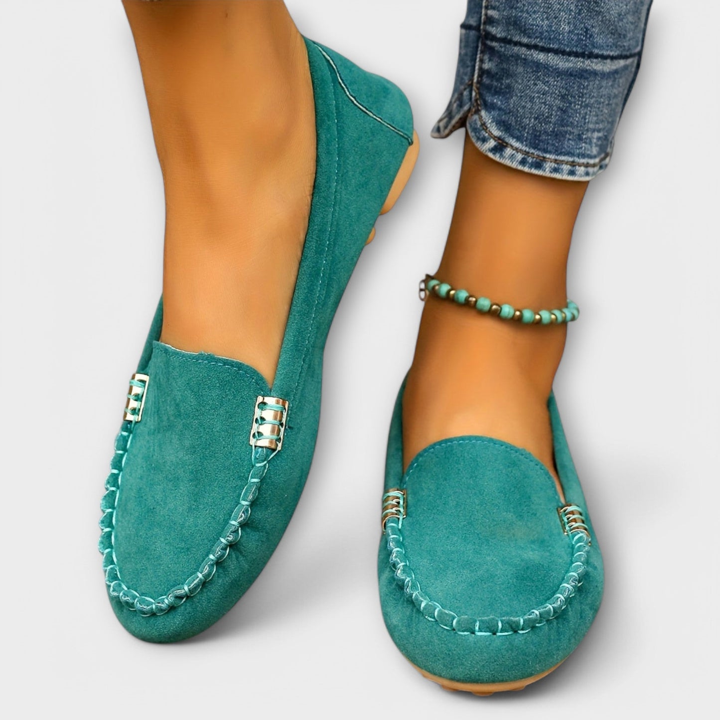 Estelle | Classic Moccasin Slip-Ons