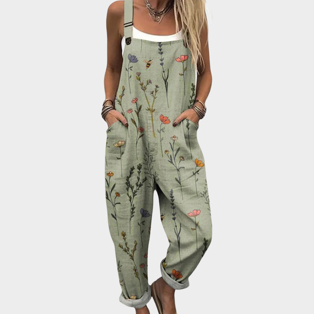 Phoebe | Comfortable Printed Overall