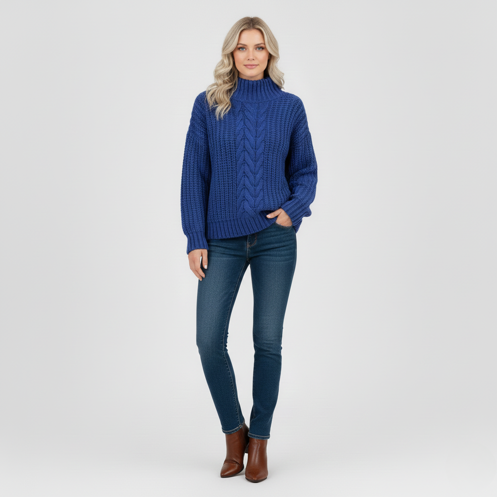 Aerynna | Cozy Chic Cable-Knit Sweater