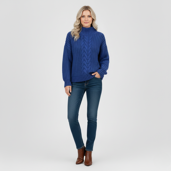 Aerynna | Cozy Chic Cable-Knit Sweater