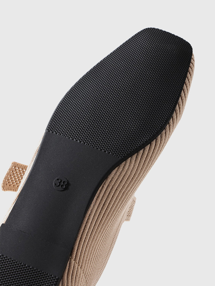 Mary-Jane Flats Toe