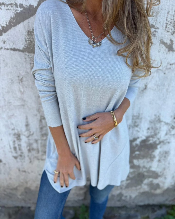 Anya | Soft Drape V-Neck Top