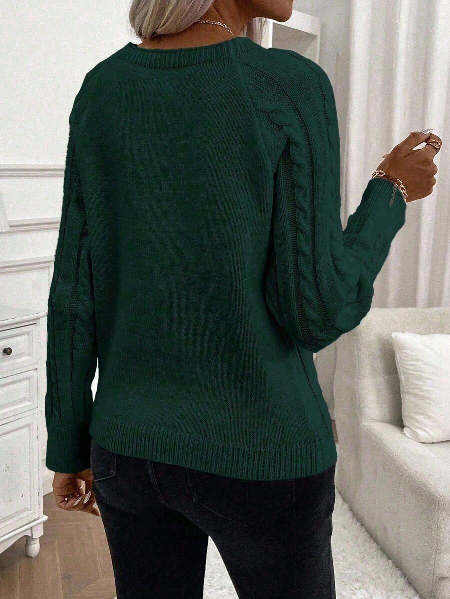 Betsy™ | Button-Detail Cable Jumper