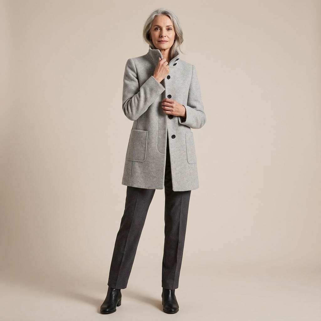 Adele | High Collar Jacket