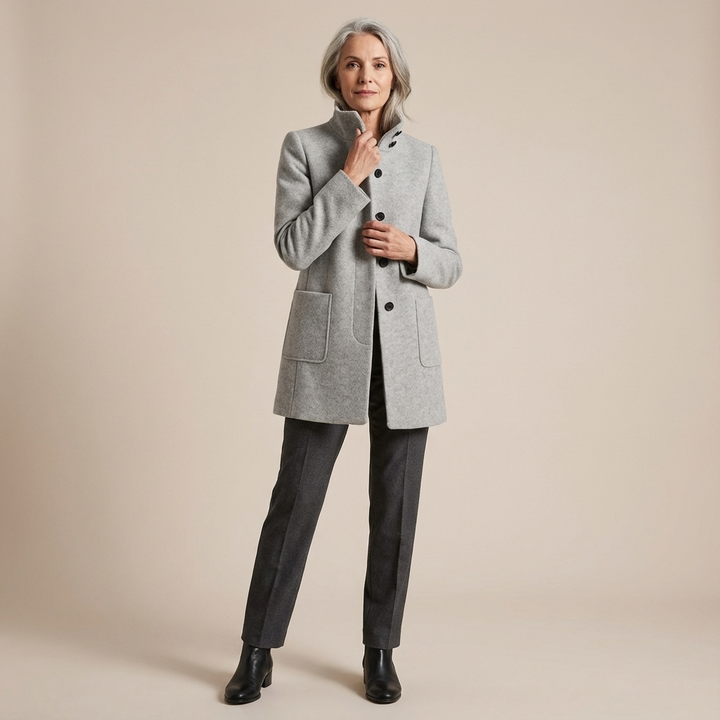 Adele | High Collar Jacket