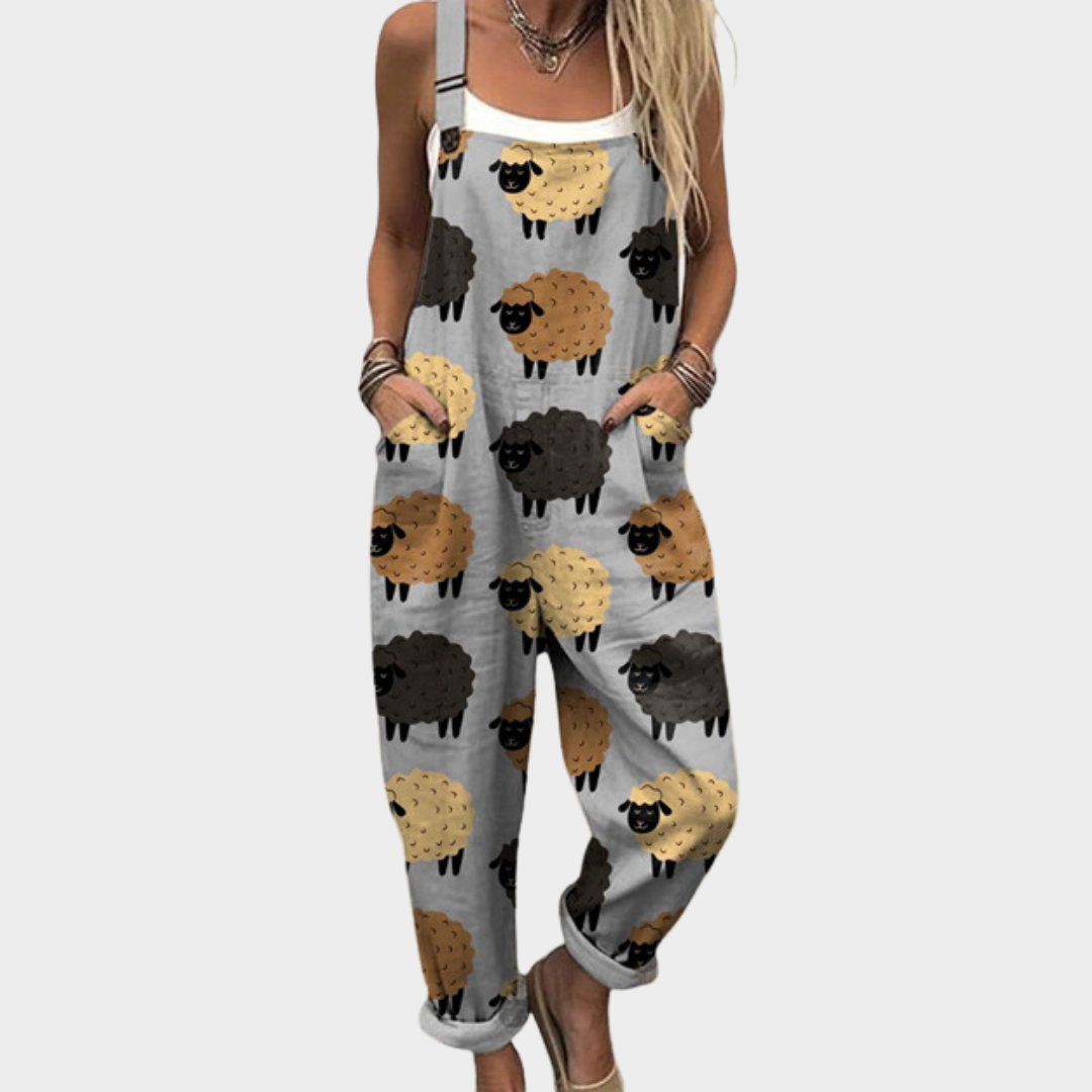 Mia | Comfortable Printed Overall