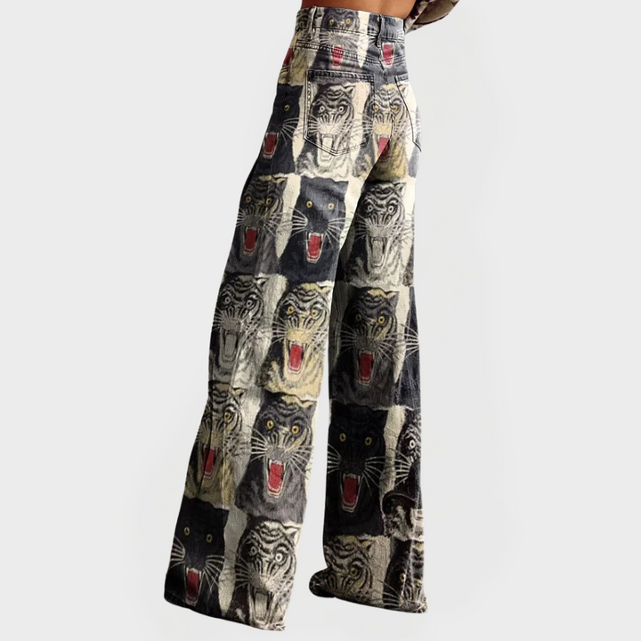 Trish | Stylish Jeans with Wide Legs and Comfortable Fit