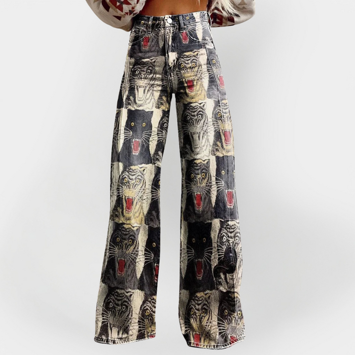 Trish | Stylish Jeans with Wide Legs and Comfortable Fit