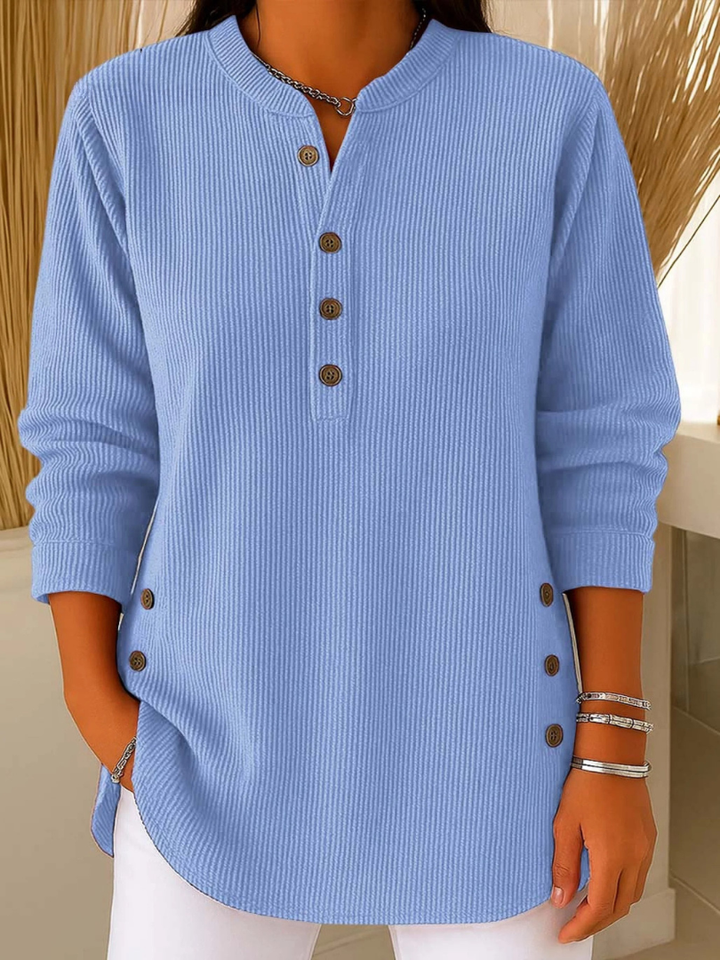 Eden | Button Henley Top