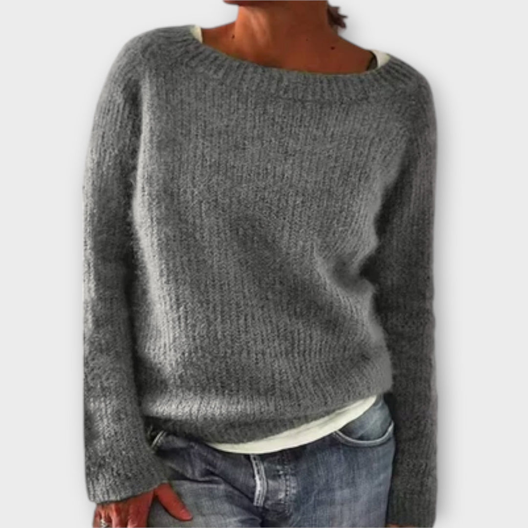 Regine | Plain Knitted Sweater