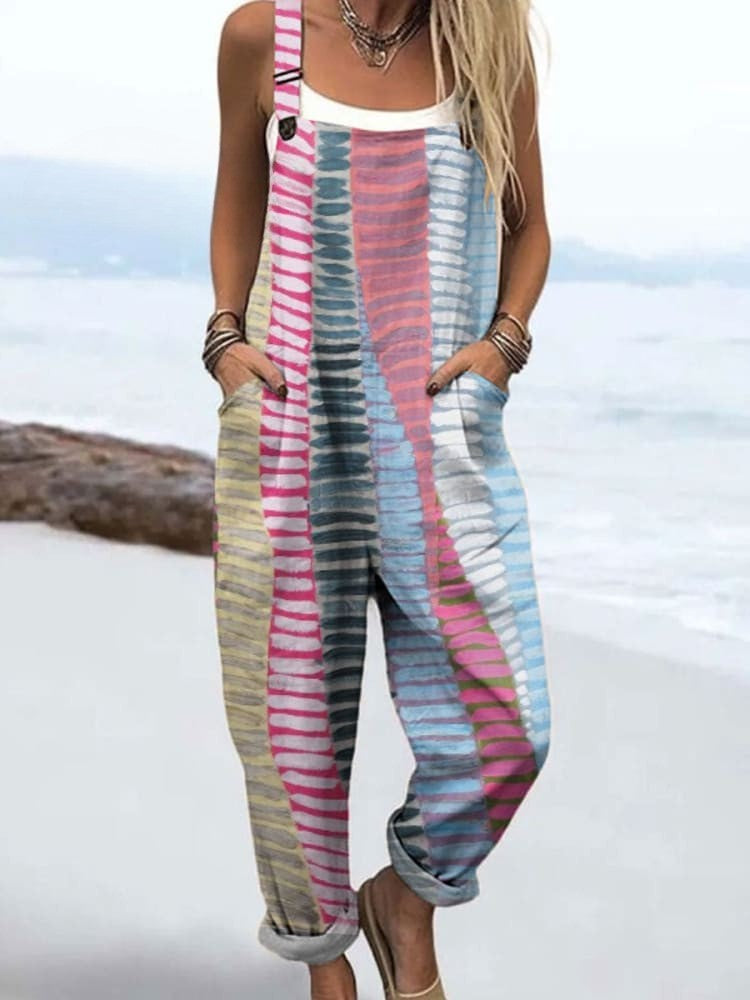 Ebony | Coastal Rhythm Jumpsuit