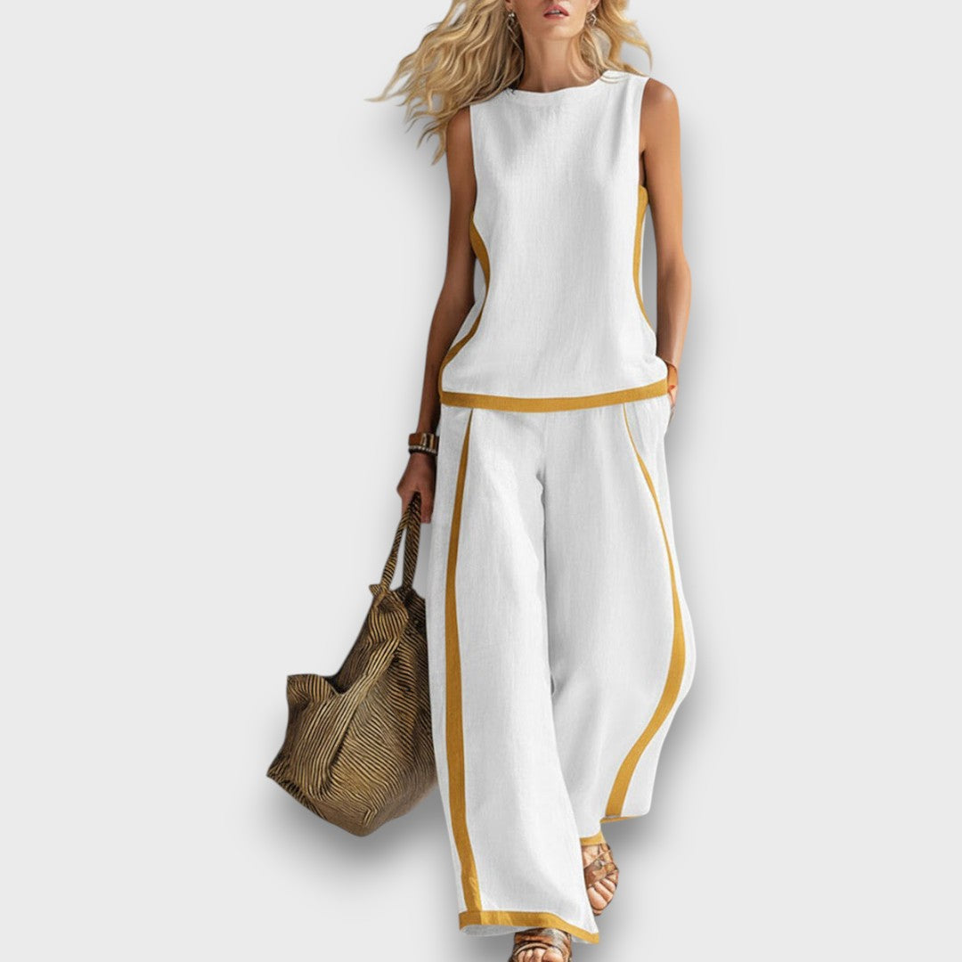 AURENE | TWO-PIECE LINEN SET