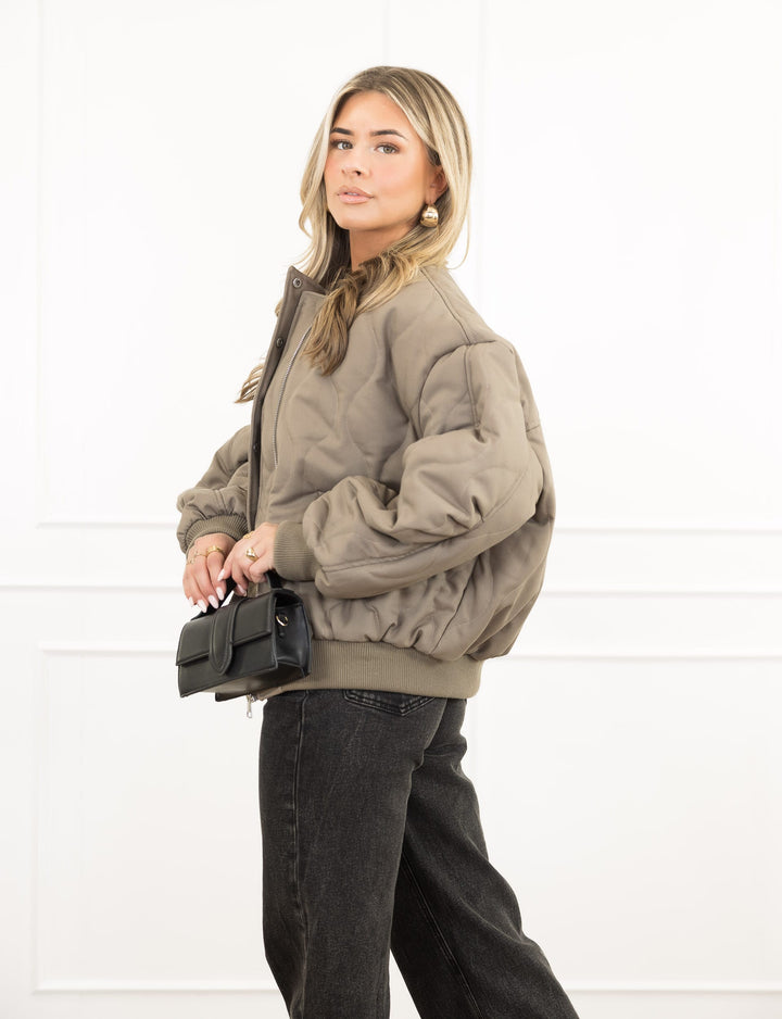 Zella | Elegant Taupe Jacket