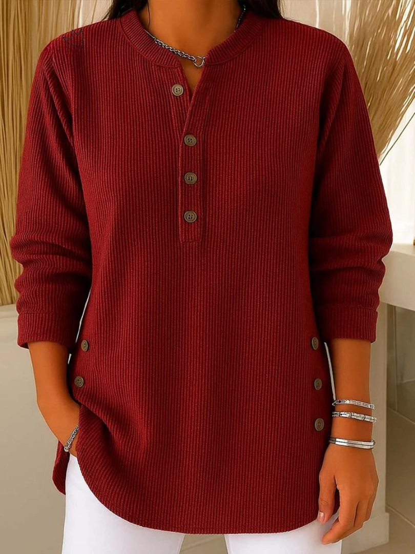 Eden | Button Henley Top