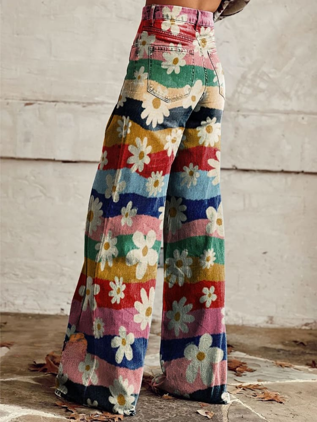 Leona | Elegant Floral Trousers