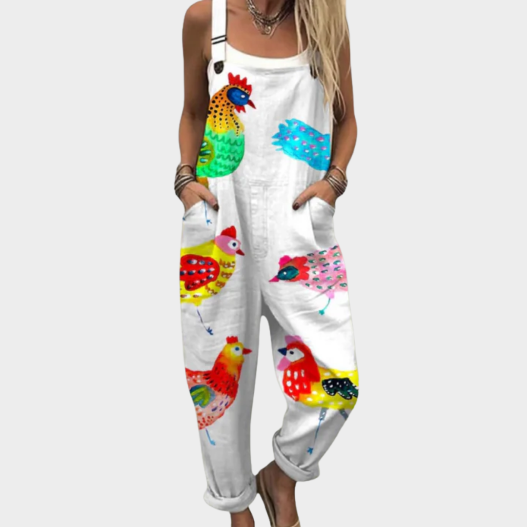 Emma | Comfortable Printed Overall