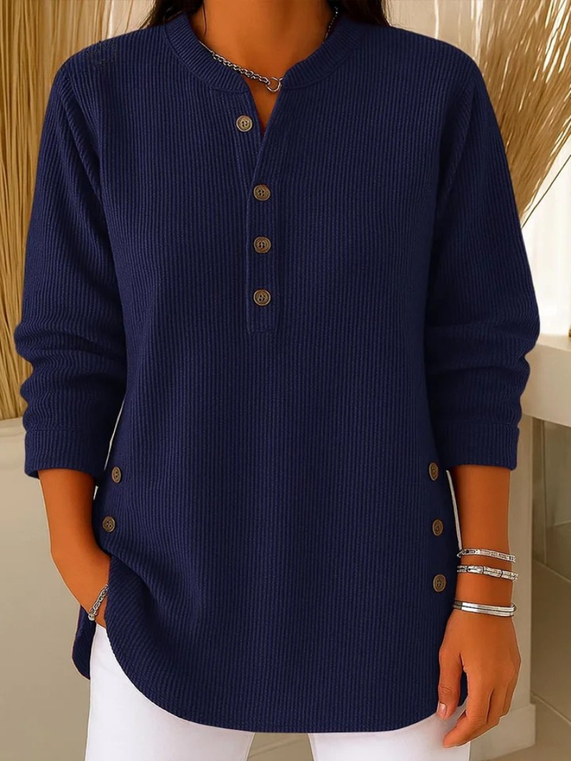 Eden | Button Henley Top