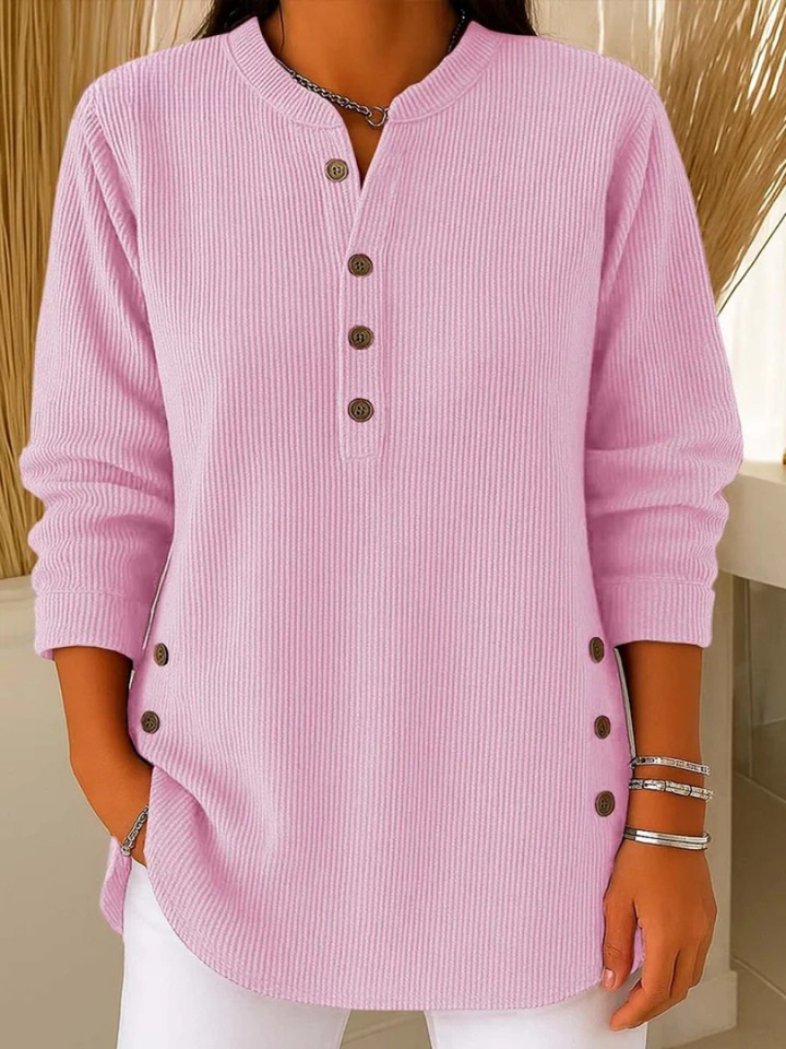 Eden | Button Henley Top