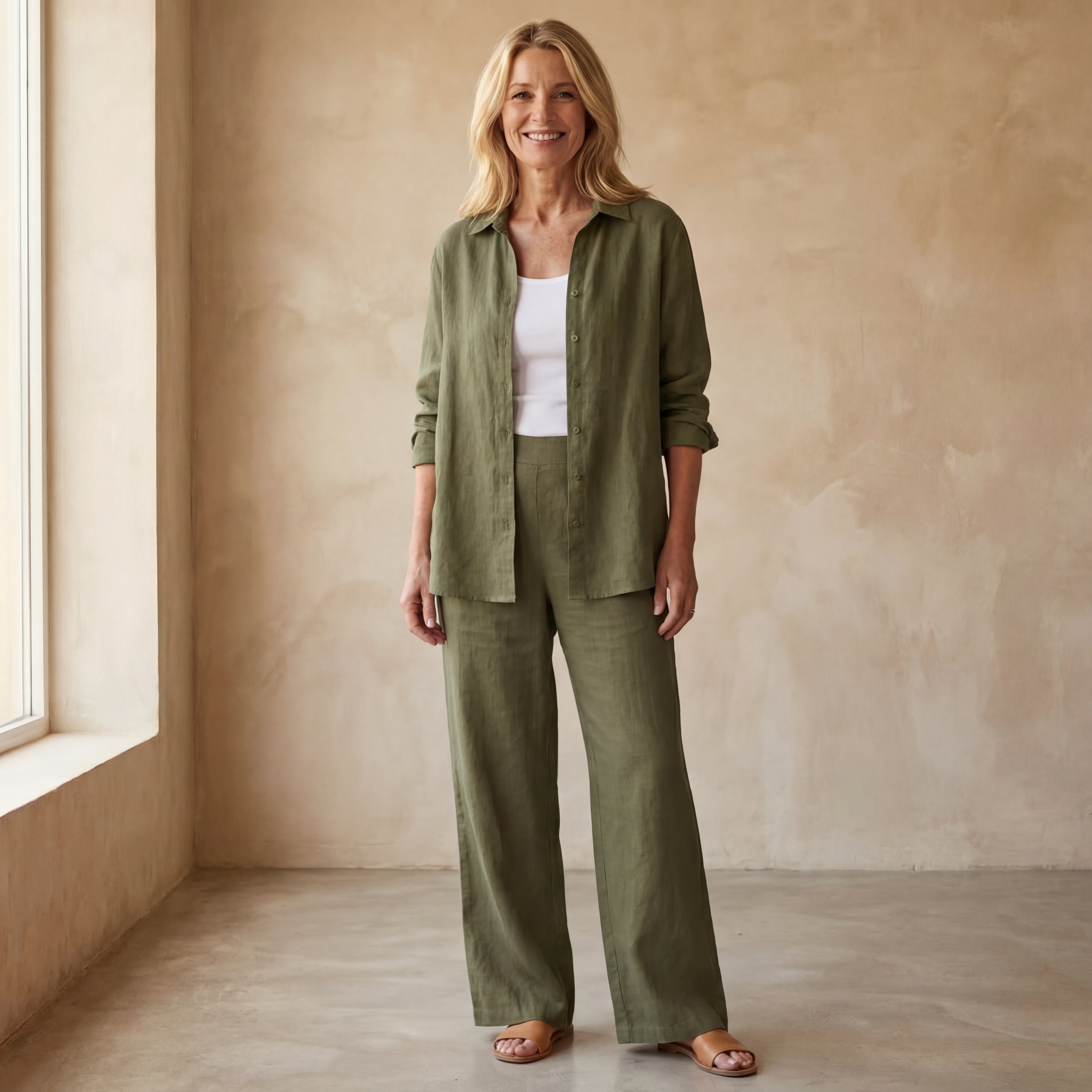 INDIRA  - Cotton & Linen Set