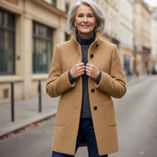 Juliette | Elegant Wool Coat