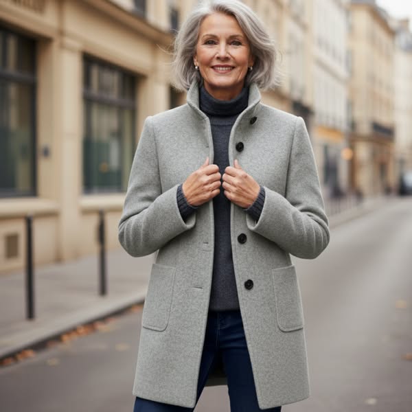 Juliette | Elegant Wool Coat