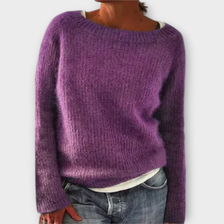 Regine | Plain Knitted Sweater