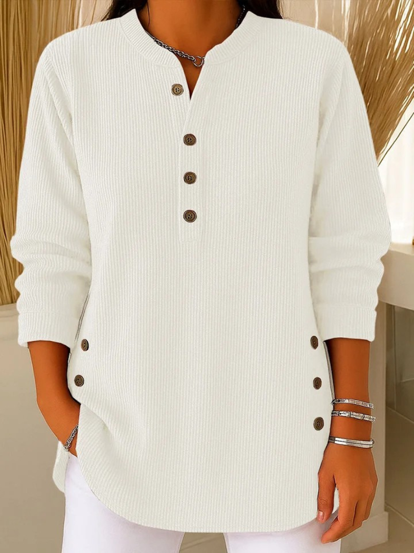 Eden | Button Henley Top