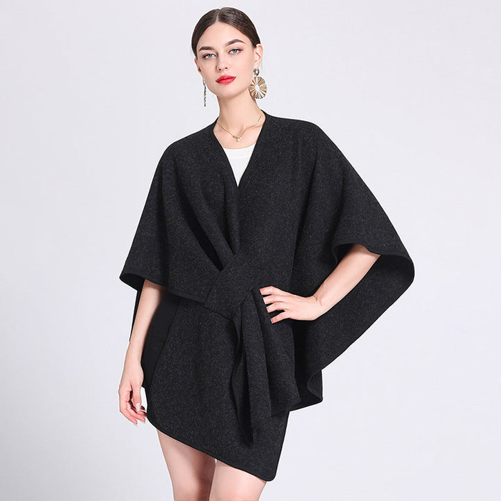 Marina | Caped Fleece Shawl