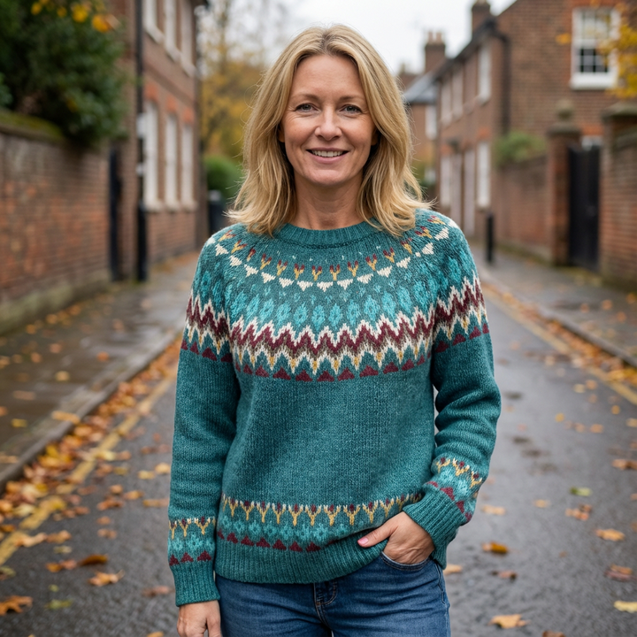 Elwynda | Patterned Knit Jumper