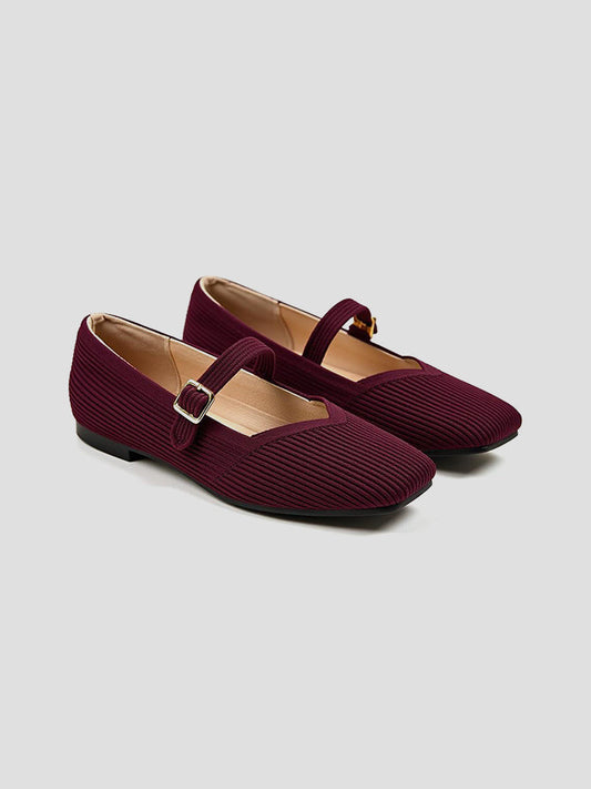 Mary-Jane Flats Toe