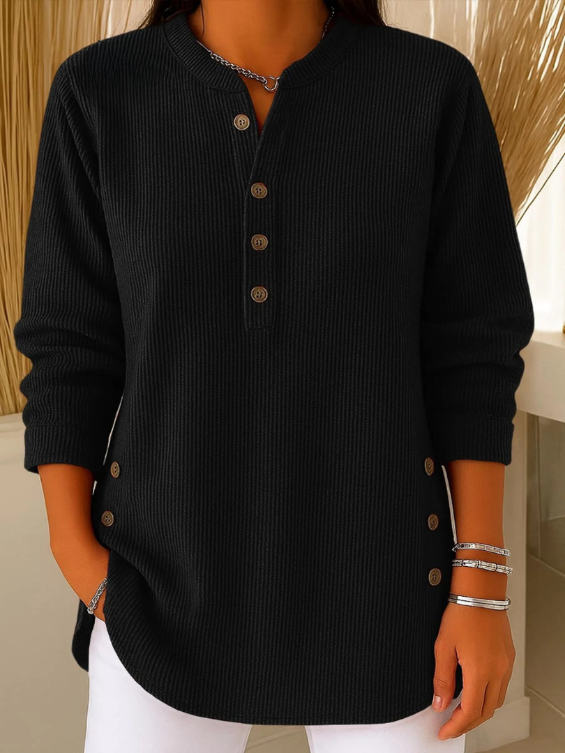 Eden | Button Henley Top