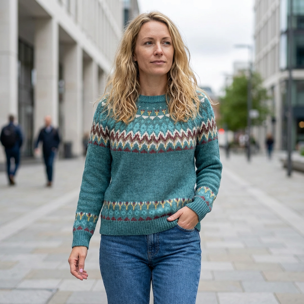 Elwynda | Patterned Knit Jumper