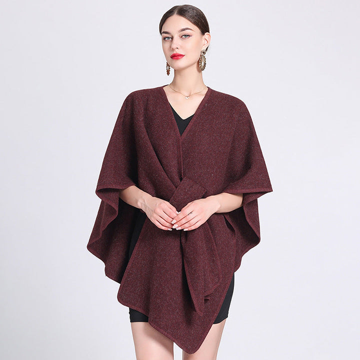 Marina | Caped Fleece Shawl