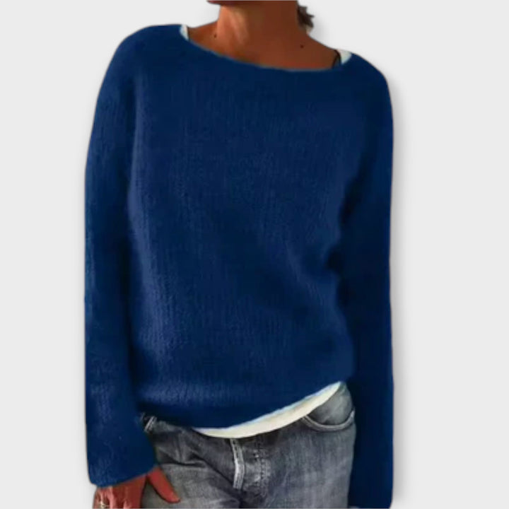 Regine | Plain Knitted Sweater