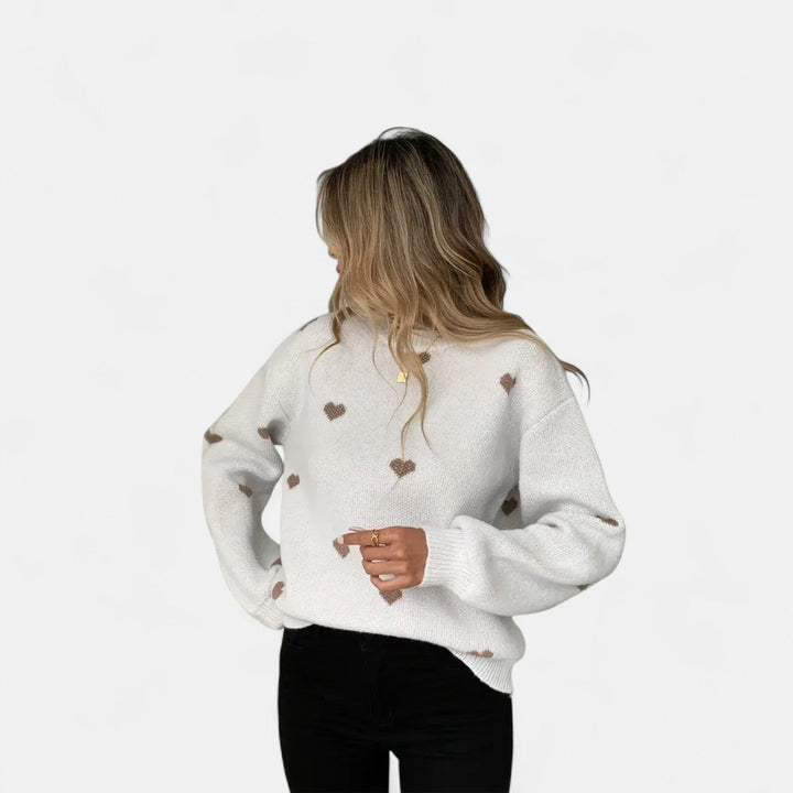 Isla | Hearts Wool Sweater