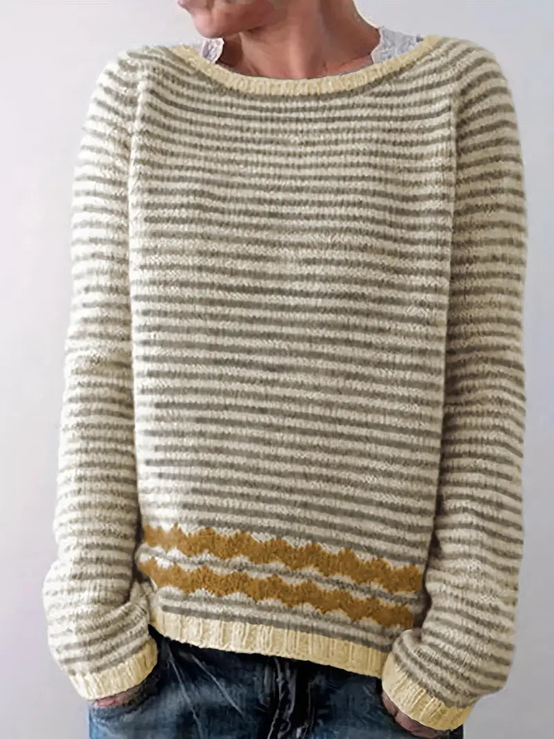 Maribel | Soft Striped Knit Jumper