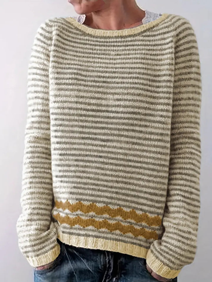 Maribel | Soft Striped Knit Jumper