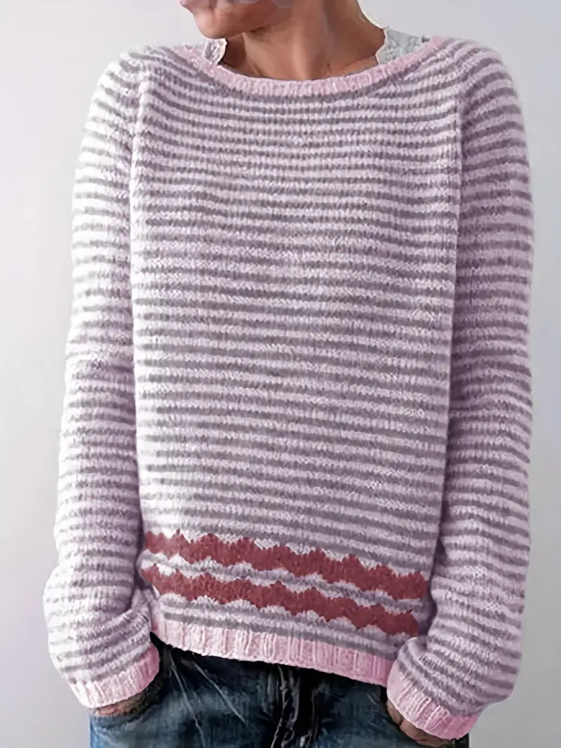 Maribel | Soft Striped Knit Jumper