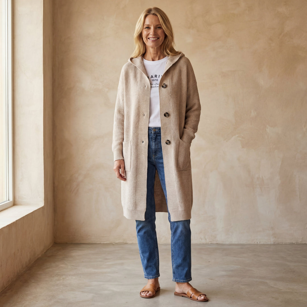 ASARA - Elegant Knit Cardigan