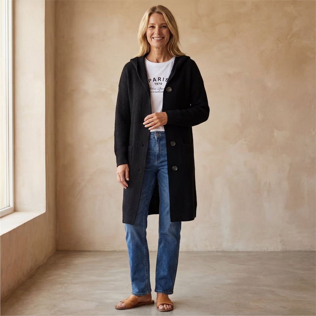 ASARA - Elegant Knit Cardigan