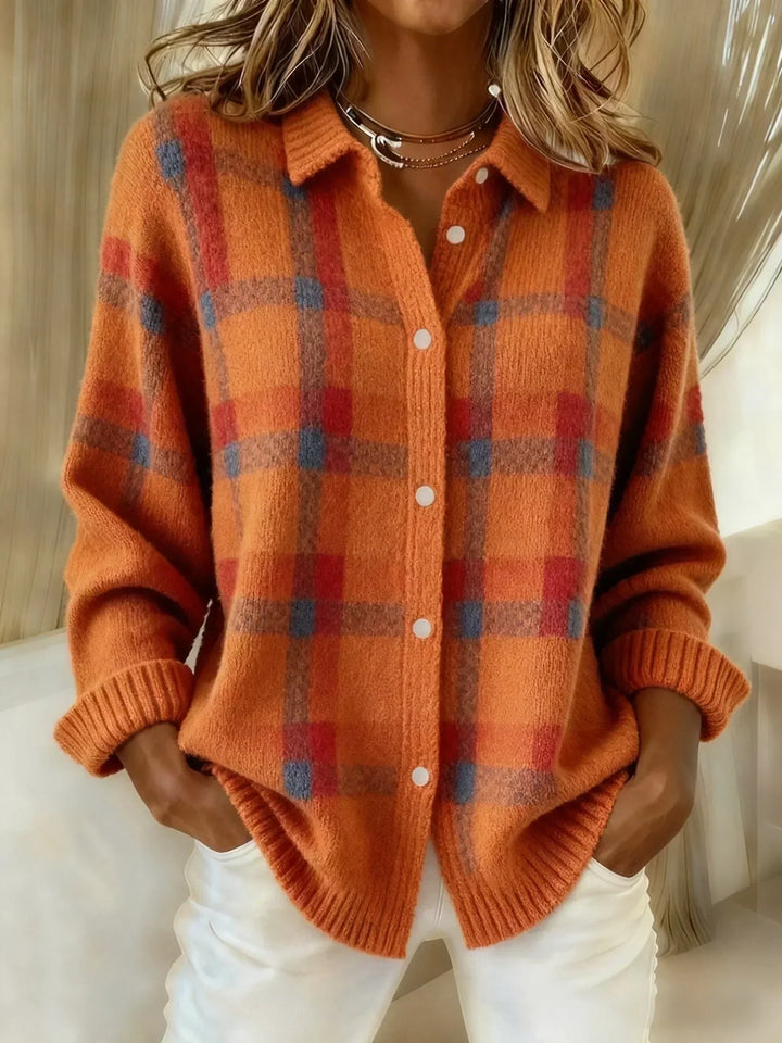 Danique | Soft Checked Button-Up