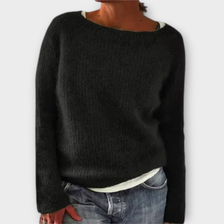 Regine | Plain Knitted Sweater