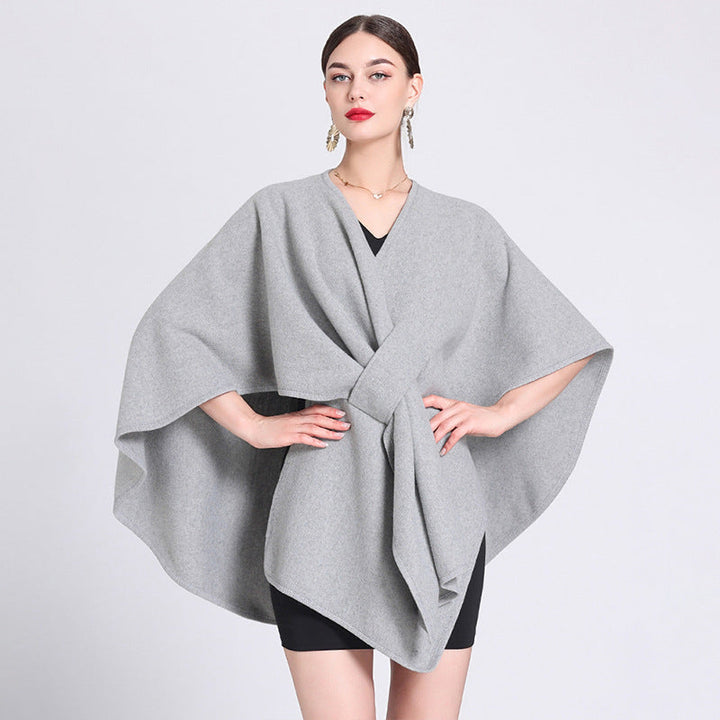 Marina | Caped Fleece Shawl