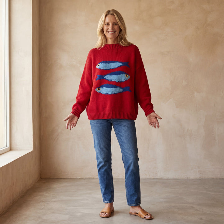 HADEIA - FISH SWEATER