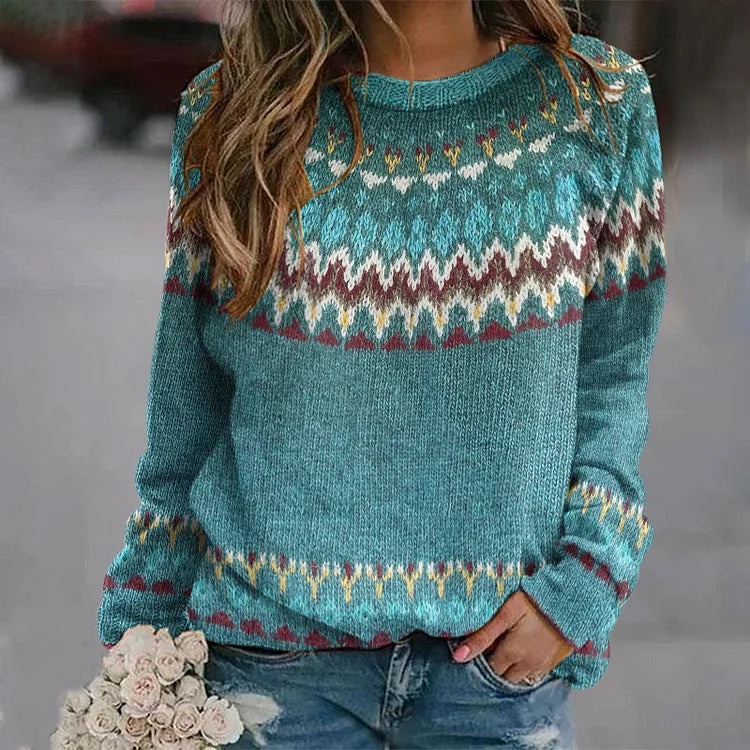 Elwynda | Patterned Knit Jumper