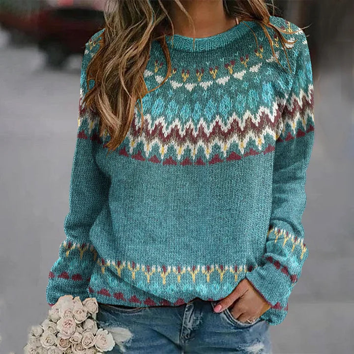 Elwynda | Patterned Knit Jumper
